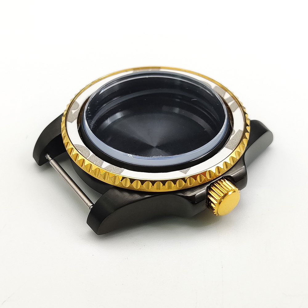 อะไหล่นาฬิกาข้อมือ สเตนเลส 40 มม. สําหรับ NH35 Movement