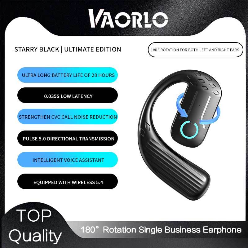 วาออร์โล 180° หมุนหูฟังเดี่ยวธุรกิจเสียงรบกวน Cancel ชุดหูฟังปัญญา HD ไมโครโฟน HiFi Super Bass สําหร