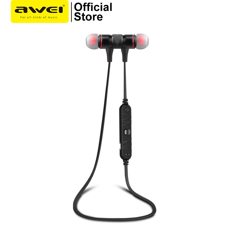Awei A920BL หูฟังบลูทูธไร้สาย ฟังก์ชั่นแม่เหล็ก Bluetooth Earphone แฮนด์ฟรี ไมโครโฟนในตัว