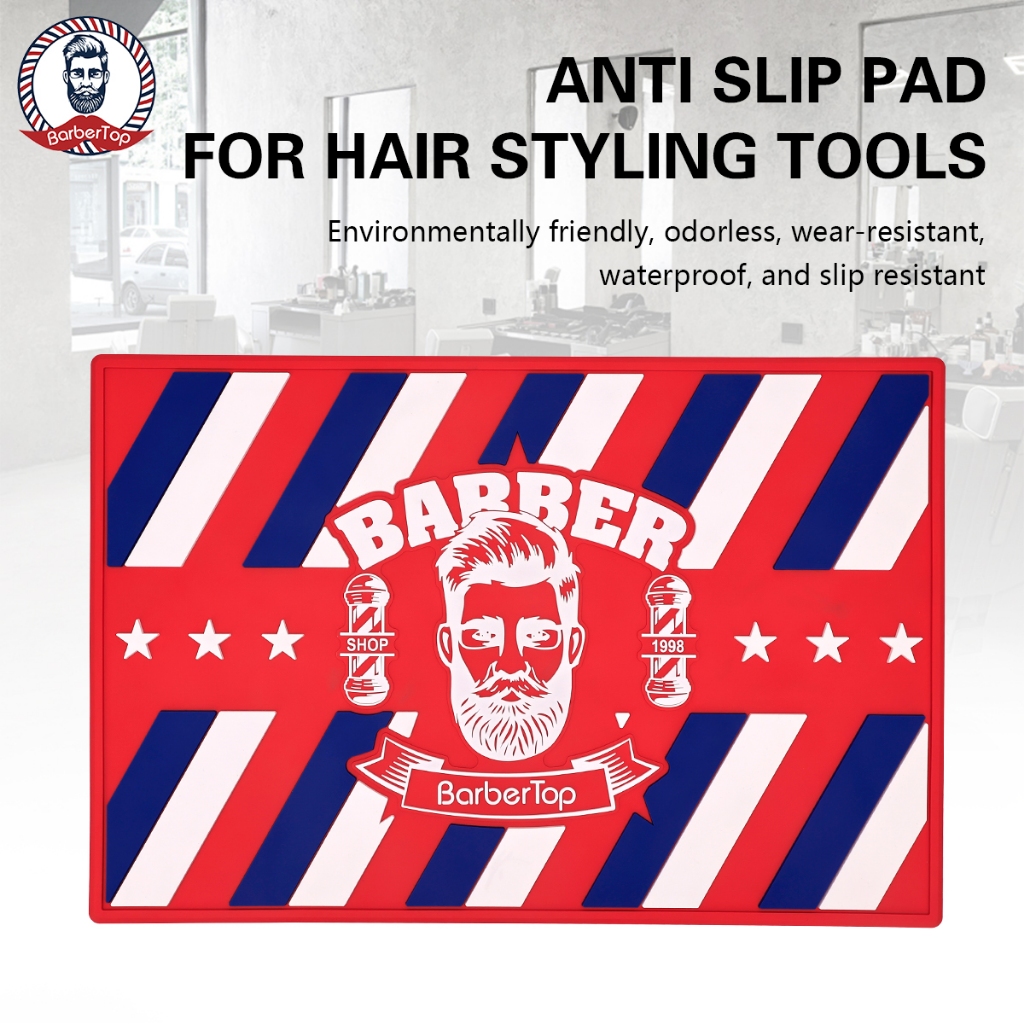 ในสต็อกในสต็อก#Hairdressing เครื่องมือเสื่อกันลื่นพรางย้อนยุคน้ํามันหัวปัตตาเลี่ยนซิลิโคนเสื่อร้านตัดผมเครื่องมือแสดงสก์ท็อปเสื่อเครื่องมือเสื่อซิลิโคนเสื่อ