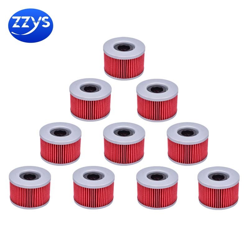 10pcs เครื่องยนต์รถจักรยานยนต์กรองน้ํามันสําหรับ Honda CB250 CB350 CB400 CB450 CBR250 RR CBR400 CBX4