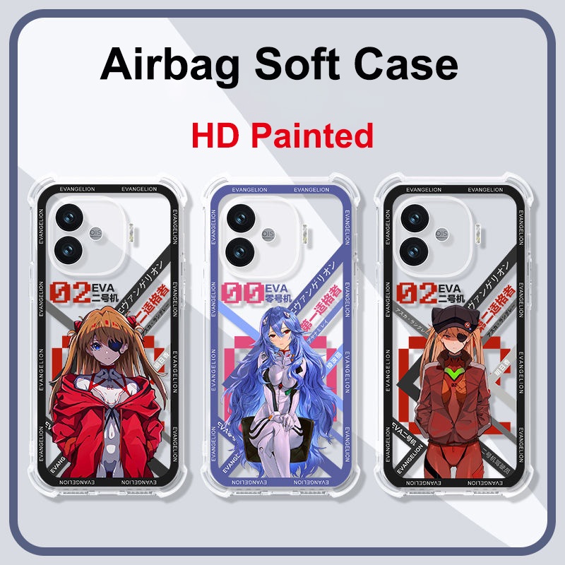 สําหรับ Vivo iQOO Z9 Turbo โปร่งใส Definition ป้องกันกันกระแทกสําหรับ iQOO Z9 โทรศัพท์ถุงลมนิรภัยสํา