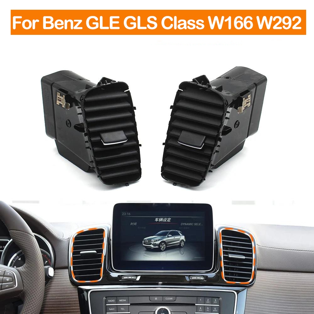 Dashboard Central Conditioner Air Vent Grille Complete Assembly สําหรับ Mercedes Benz GLE GLS Class W166 W292 2015-2019 A166830600
