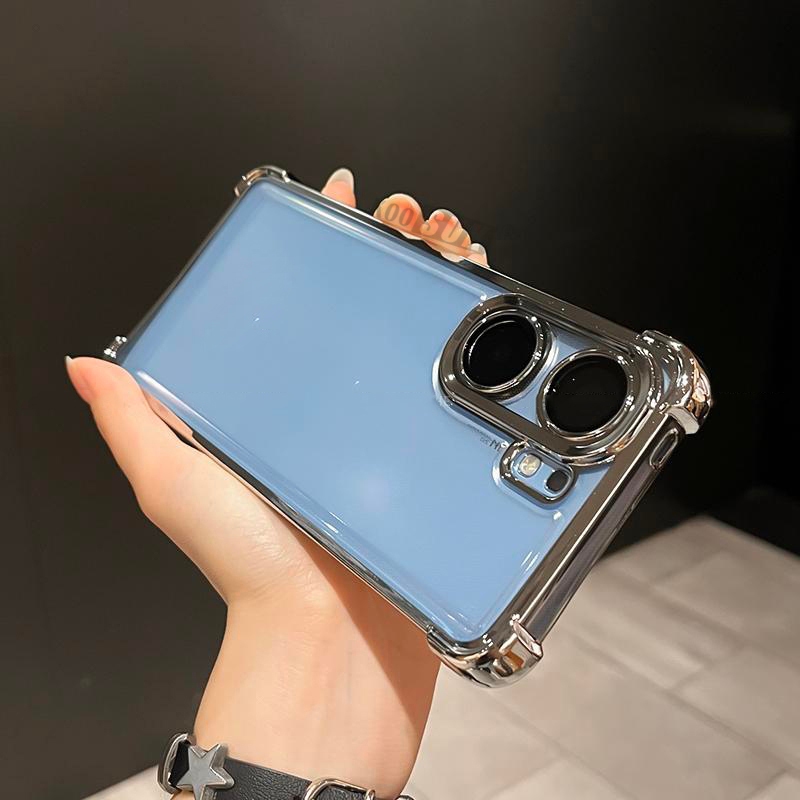 เคสใสสําหรับ Xiaomi Redmi 13C 4G Poco C65 กันกระแทกโปร่งใสนุ่มโทรศัพท์ปลอกฟิล์มเลนส์ฝาครอบป้องกัน