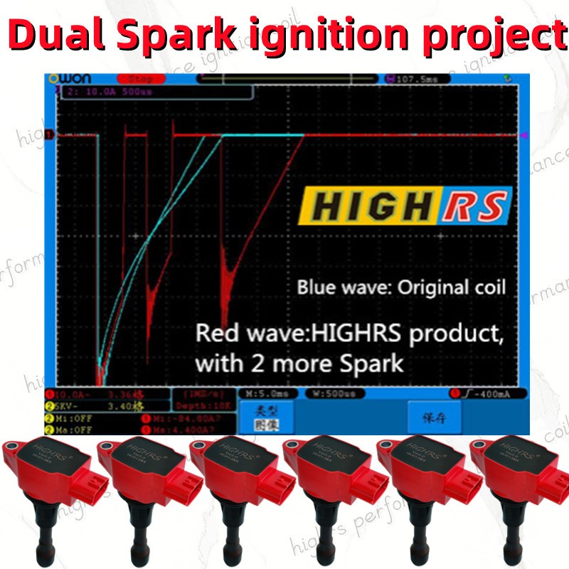 คอยล์จุดระเบิด ประสิทธิภาพสูง สําหรับ Nissan GTR R35 3.8L VR38DETT V6 GT-R