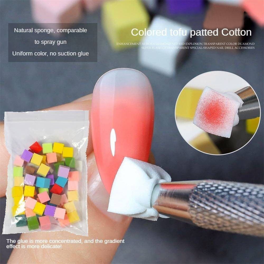 ชุดเครื่องมือปากกาฟองน้ํา ขนาดเล็ก 1 ซม. สําหรับตกแต่งเล็บ