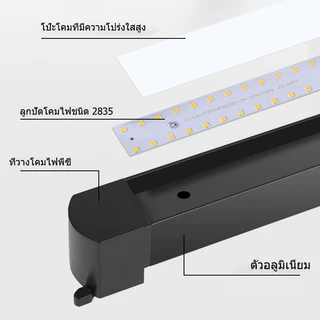 ไฟแทรคไลท์ Track Light COB โคมไฟติดเพดาน ไฟประดับตกแต่ง โคมแทรคไลท 12W 20W 30W 40W แสงวอร์ม แสงขาว LED สปอตไลท์ ได้อย่างยืดหยุ่นโคม ตกแต่งร้าน ปอตไลท์สำ หรับร้านขายเสื้อผ้า เพดาน