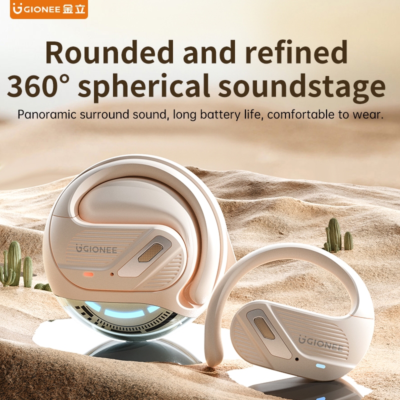 Gionee Headphone JL008, Wireless Stereo TWS, Performance,เคสชาร์จรูปบอล หูฟังห้อยคอ