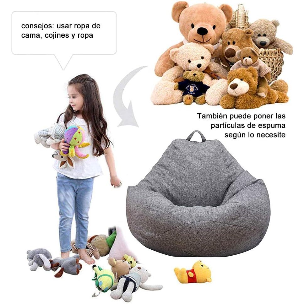 (ไม่มีการเติม) บีนแบ็ค โซฟาเดี่ยว นุ่ม สบาย ไซซ์ Silencer Beanbag โซฟา รุ่นมูจิ ซฟาเม็ดโฟม ทรงหยดน้ำ บีนแบก Bean bag ถุงถั่ว เบาะ สำหรับห้องนอน ห้องนั่งเล่น รุ่นหยดน้ำผ้า 沙发套 ราคา ถูกที่สุด ดีลบีเคเค แกลเลอรีภาพที่ 8