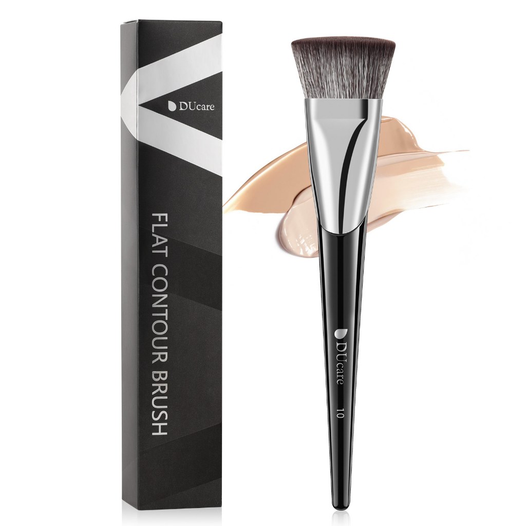 Ducare Flat Head Contour Brush แปรงแต่งหน้าผสมระดับพรีเมียมสังเคราะห์