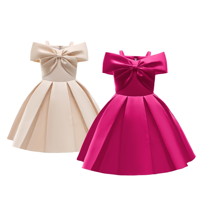 ฤดูร้อนใหม่สาวเจ้าหญิงชุด เชือกแขวนคอ เกาะอกจีบสาวชุดเปียโนประสิทธิภาพชุด 2-10 ปีเด็กเสื้อผ้า