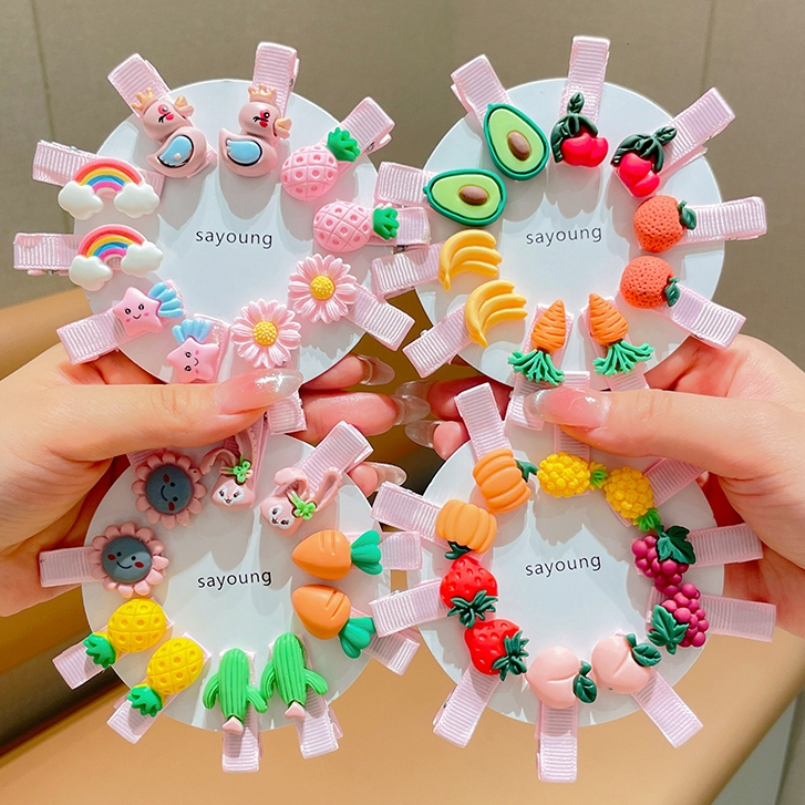 กิ๊บติดผมเด็ก แฟชั่นเกาหลีเด็กทารกน่ารักชุดกิ๊บติดผมเครื่องประดับผม