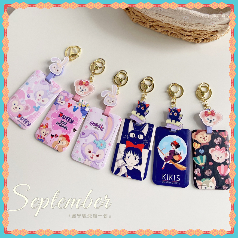 StellaLou&Duffy ซองใส่บัตรอเนกประสงค์แบบดึงเก็บได้ ใส่บัตรพนักงาน บัตรนักเรียน บัตรประชาชน บัตรธนาคาร กันหาย