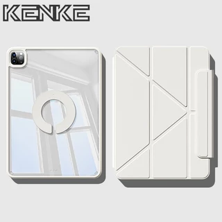 Kenke เคส iPad Y-พับเคสแม่เหล็กที่ถอดออกได้สำหรับ iPad 2026 M4 Air Pro 11 นิ้ว 2025 M3 iPad Air 13 นิ้วเคสพับแบบยกและขาตั้ง เคสไอเเพด gen 10 เคสไอแพด gen 7 8 9 ipad 11 A16 Pro 12.9 pro 13 iPad Air 11 inch เคสไอแพด air 5 Air 4 (2020/2021/2022) ipad case