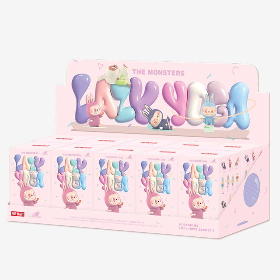 พร้อมส่ง Pop MART LABUBU THE MONSTERS Lazy Yoga Series ฟิกเกอร์ จากPopmart