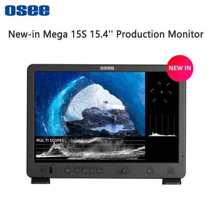 OSEE ใหม่-in Mega 15S 15.4 นิ้ว HDMI 4K 3G-SDI 10bit 1500nits HDR Field Studio Production Monitor Ki