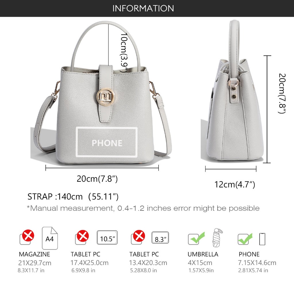 David Jones Paris 2025 Spring Summer New Collection Designer Women Shoulder Top-Handle Bags หนัง pu female Soft and Supple bag