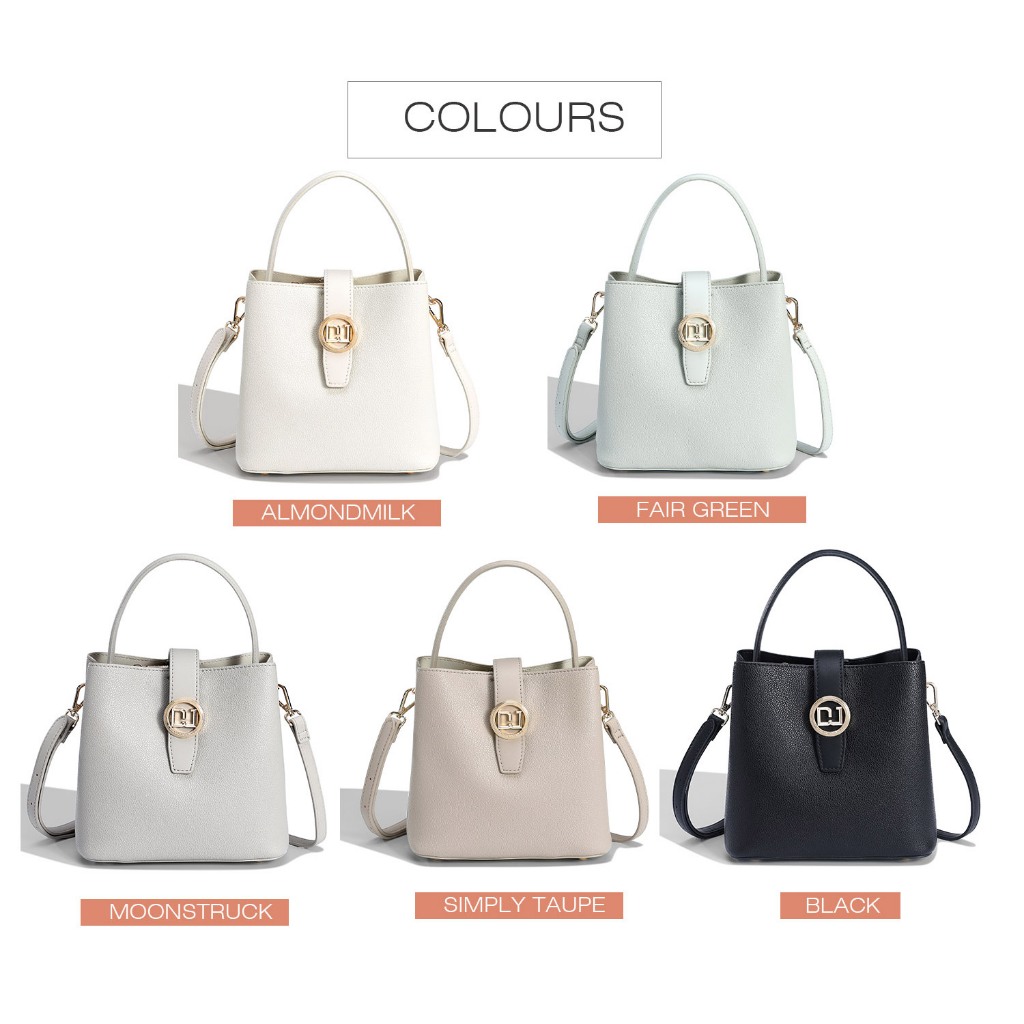 David Jones Paris 2025 Spring Summer New Collection Designer Women Shoulder Top-Handle Bags หนัง pu female Soft and Supple bag