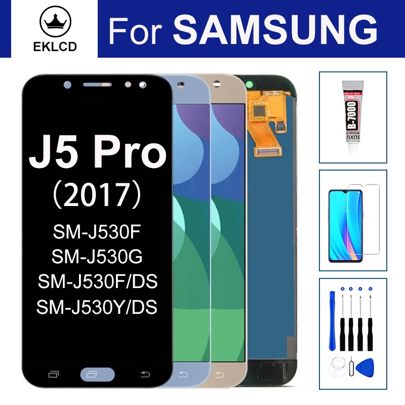 5.2 "จอแสดงผล LCD สําหรับ Samsung Galaxy J5 Pro 2017 J530 SM-J530F J530G J530Y/DS Touch Screen Digit