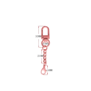 1pcs แยกแหวน Keyfob พวงกุญแจเบเกอรี่เคลือบเงา Charm 4 แหวนกุ้งก้ามกรามสําหรับพวงกุญแจจี้