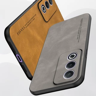 กรณีหรูหราสําหรับ OPPO A3 Pro 5G เคสโทรศัพท์หนังแกะนุ่ม Sweatproof หนังฝาครอบป้องกัน