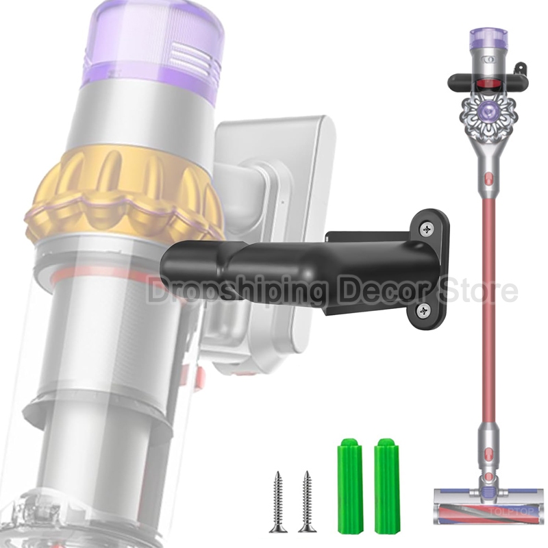 เครื่องดูดฝุ่นขายึดติดผนัง ขายึดติดผนังเครื่องมือสำหรับ Dyson V6 V10 V11 V15 เครื่องดูดฝุ่นไร้สาย