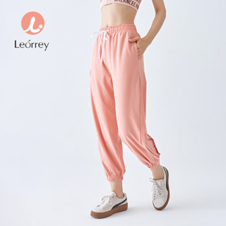 Leorrey-กางเกงกีฬากางเกงโยคะเอวสูงวิ่งออกกำลังกายกางเกงข้อเท…