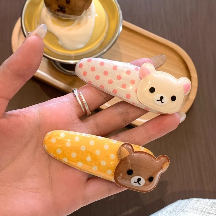 เกาหลีกิ๊บติดผมหมีน่ารักหญิง อิน นักเรียนของขวัญการ์ตูน