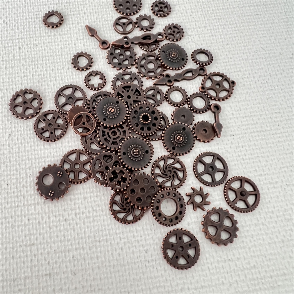 50 Steampunk Mini Alloy Gear Art วัสดุขยะ Retro คู่มืออุปกรณ์เสริม diy วัสดุ ราคา ถูกที่สุด ดีลบีเคเค แกลเลอรีภาพที่ 3