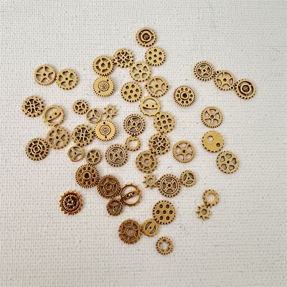 50 Steampunk Mini Alloy Gear Art วัสดุขยะ Retro คู่มืออุปกรณ์เสริม diy วัสดุ ราคา ถูกที่สุด ดีลบีเคเค แกลเลอรีภาพที่ 6