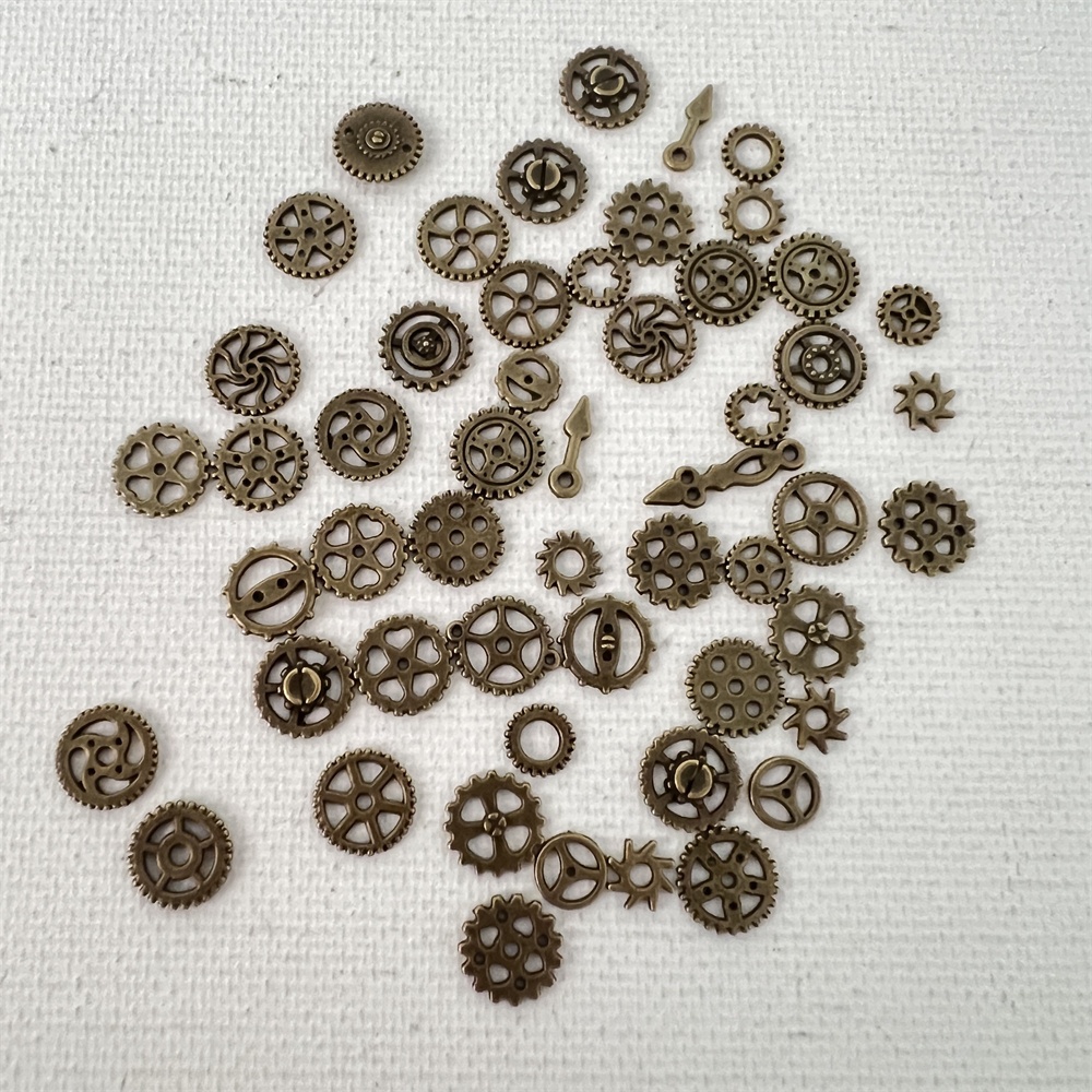 50 Steampunk Mini Alloy Gear Art วัสดุขยะ Retro คู่มืออุปกรณ์เสริม diy วัสดุ ราคา ถูกที่สุด ดีลบีเคเค แกลเลอรีภาพที่ 7