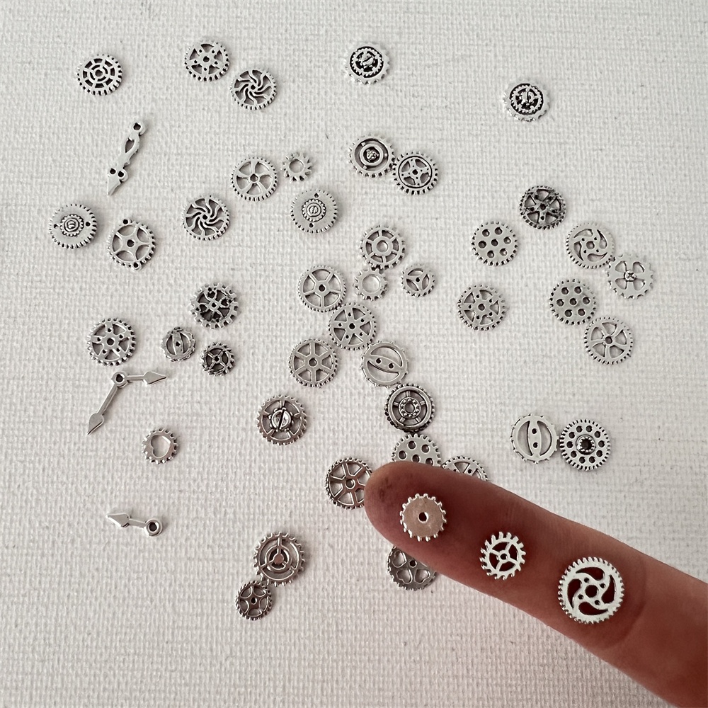 50 Steampunk Mini Alloy Gear Art วัสดุขยะ Retro คู่มืออุปกรณ์เสริม diy วัสดุ ราคา ถูกที่สุด ดีลบีเคเค แกลเลอรีภาพที่ 2