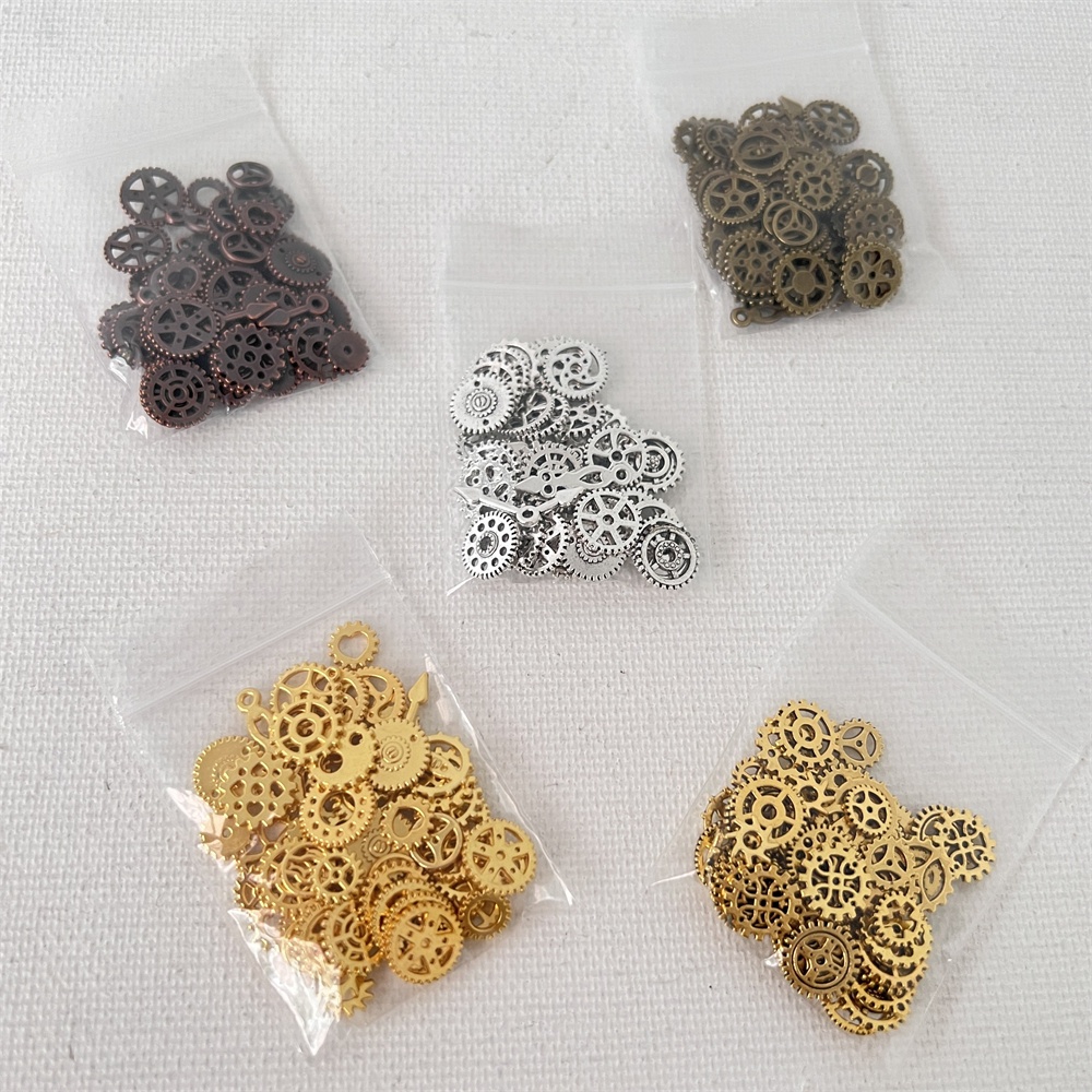 50 Steampunk Mini Alloy Gear Art วัสดุขยะ Retro คู่มืออุปกรณ์เสริม diy วัสดุ ราคา ถูกที่สุด ดีลบีเคเค แกลเลอรีภาพที่ 8