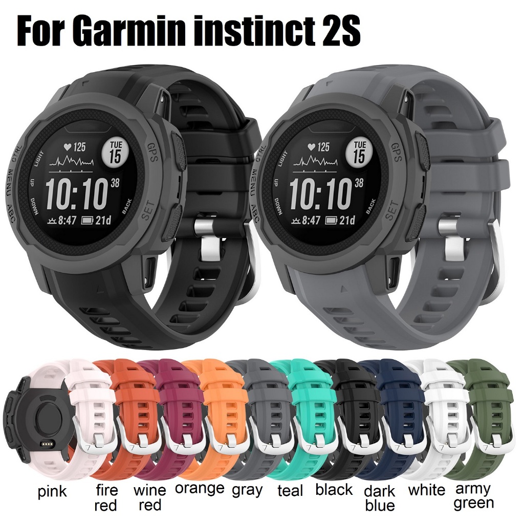 สาย Garmin instinct 2s Strap Outdoor Soft Sports Garmin instinct 2s Band Garmin instinct 2S สาย Repl