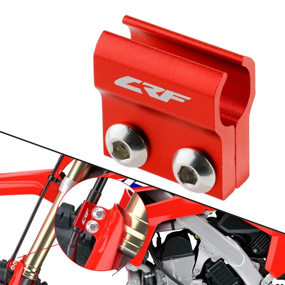 สําหรับhonda CRF150L CRF250L 300L 300rallyรถจักรยานยนต์Retention Lineท่อClampผู้ถือCNCอลูมิเนียมCRFอุปกรณ์เสริม