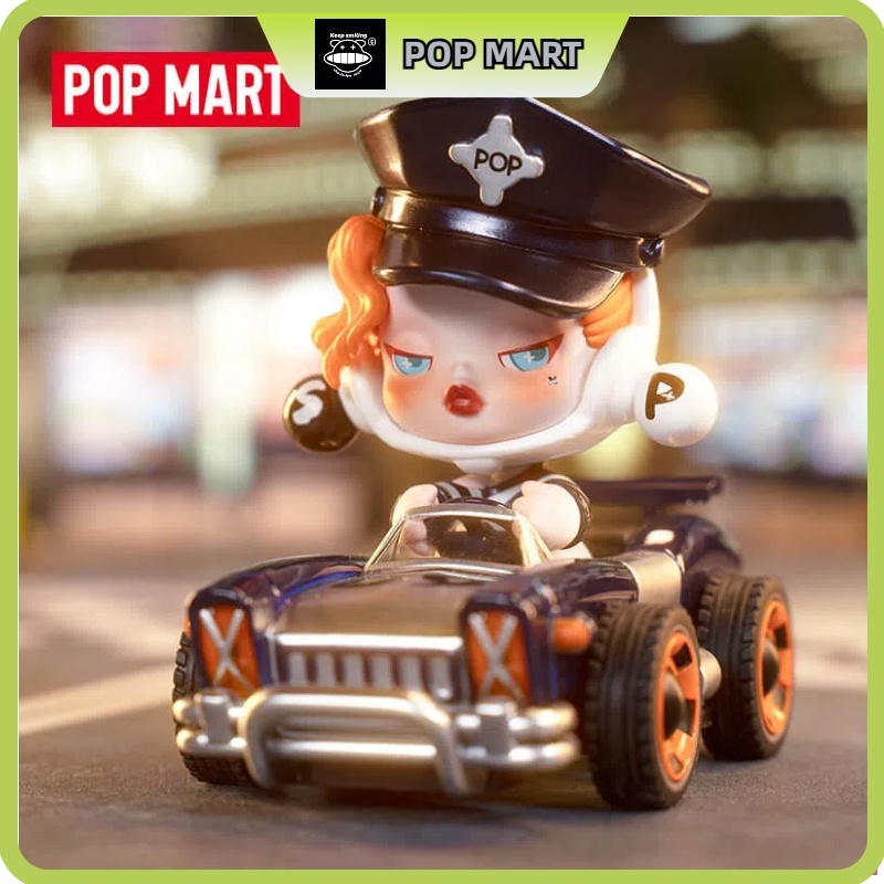 P POPMART POPCAR POPCAR Super Track Series กล่องปริศนาฟิกเกอร์