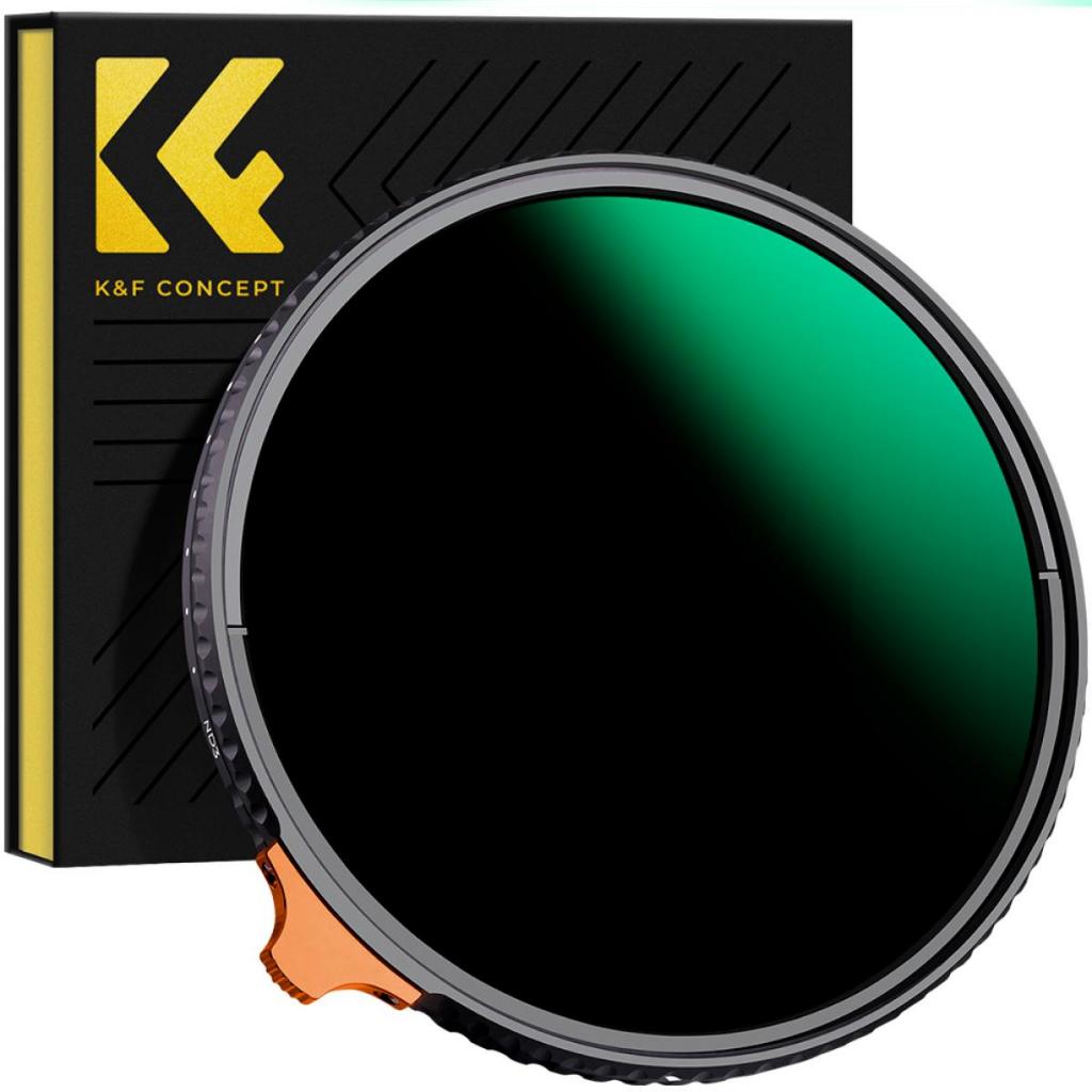K&f CONCEPT Nano-X Variable ND Filter ND3-ND1000(1.5-10 Stops) HD บางเฉียบพร้อมเคลือบนาโน 28 ชั้นสองด้าน