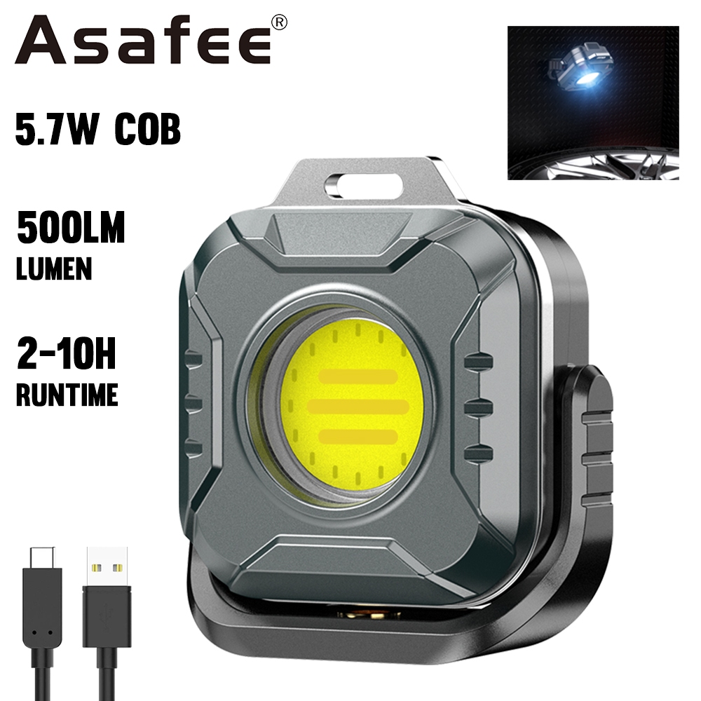 Asafee KXK-986 ไฟทํางานแม่เหล็ก 500LM 5.7W COB Led 2700K-8000K ไฟทํางานแบบปรับได้