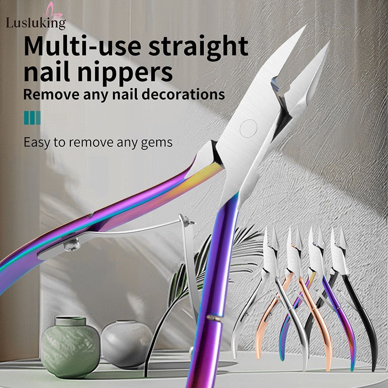 LUSLUKING  กรรไกรตัดเล็บเท้า Dead Skin ลบเล็บคุด Eagle Nose Nipper กรรไกรตัดหนังกําพร้าเครื่องตัดเล็บ