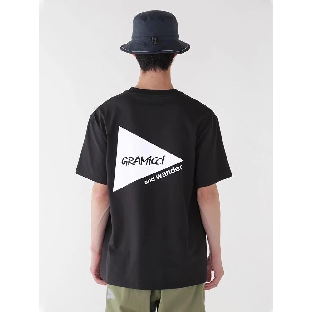 Gramicci Little Wild Man และ Wander Outdoor 3M เสื้อยืดแขนสั้นคอกลมสะท้อนแสงเสื้อฐาน