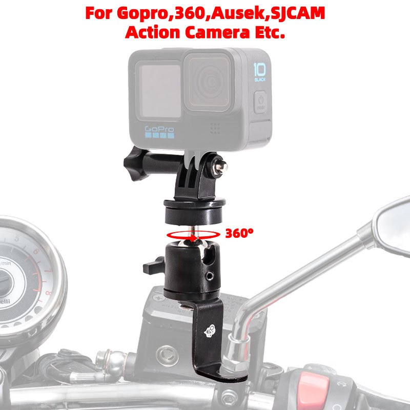 เมาท์ยึดกล้องมองหลัง อลูมิเนียม อุปกรณ์เสริม สําหรับ Gopro Hero Insta360 DJI
