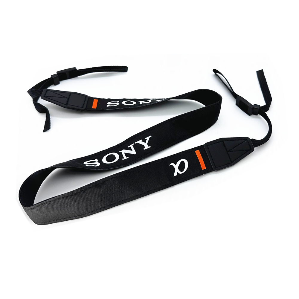 ไหล่คอสายไนลอนกล้อง Sony Alpha A6500 A6300 A6000 A6400 A6100 A6600 A5100 A7 A7S A7R A9 A7II A7R3 กล้อง