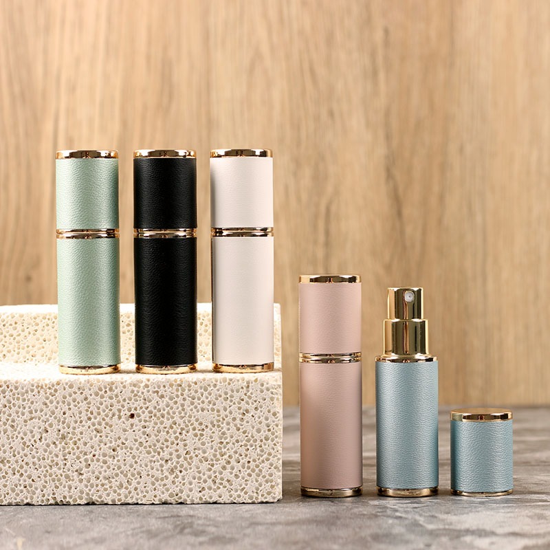 5ml น้ําหอมหนัง Sub-bottling ตัวอย่าง High-End แบบพกพาบรรจุ Leak-Proof Fine หมอกขวดแก้ว Travel