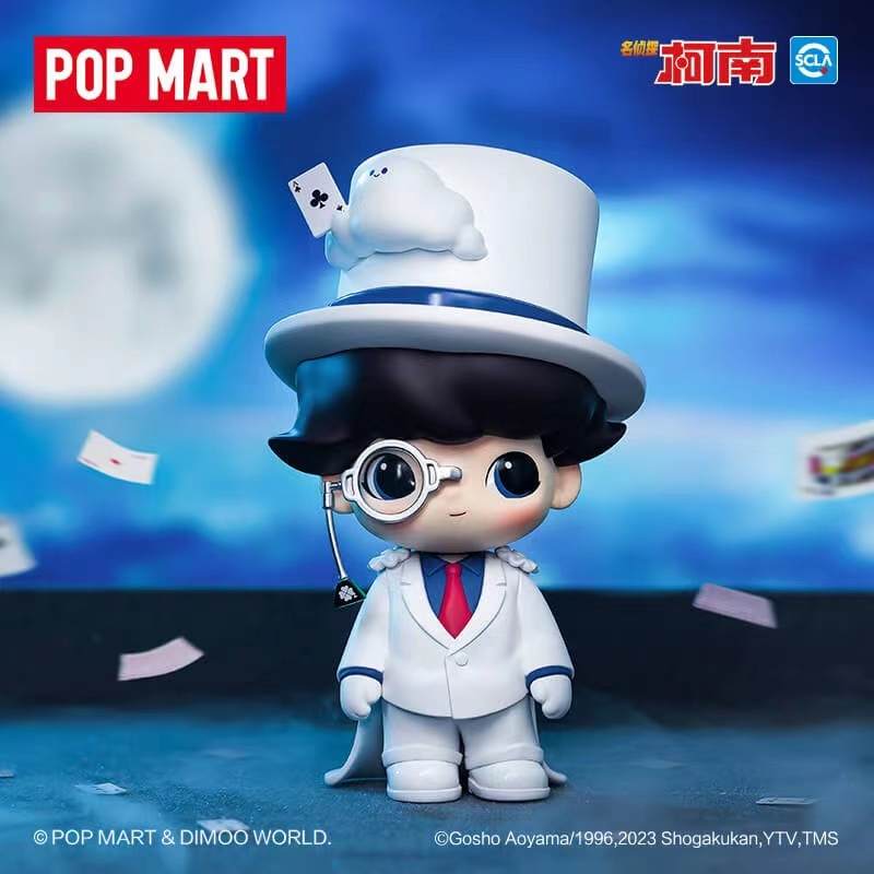 พร้อมส่ง POP MART DIMOO x Detective Conan & Phantom Thief Kidd Limited Figure ของเล่น แท้popmart