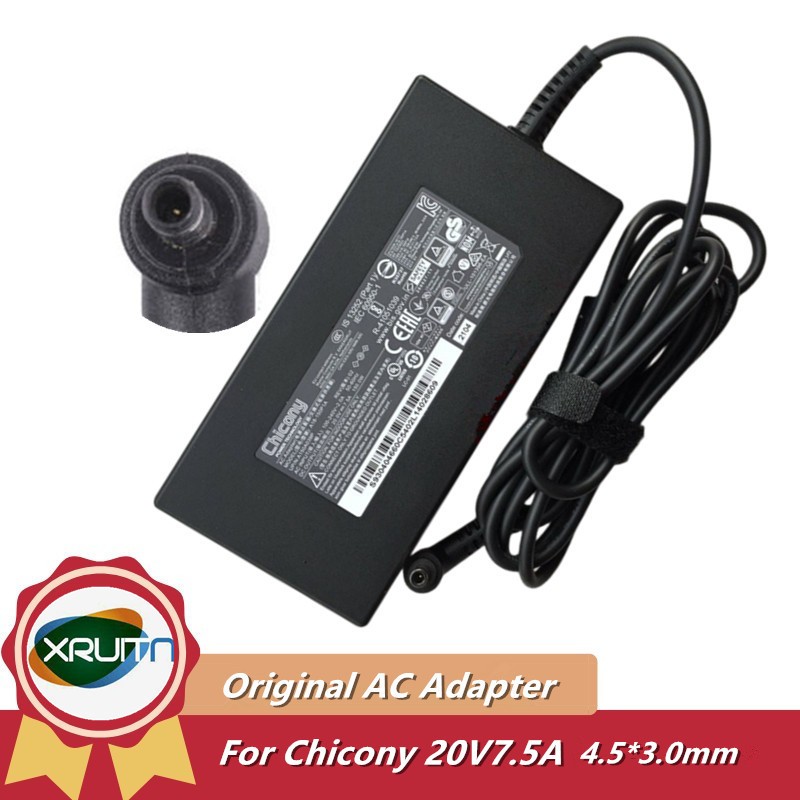 Chicony 20V 7.5A 150W อะแดปเตอร์ AC A18-150P1A สําหรับ MSI Crosshair 15 A11UCK-264 Katana GF76 11UD 