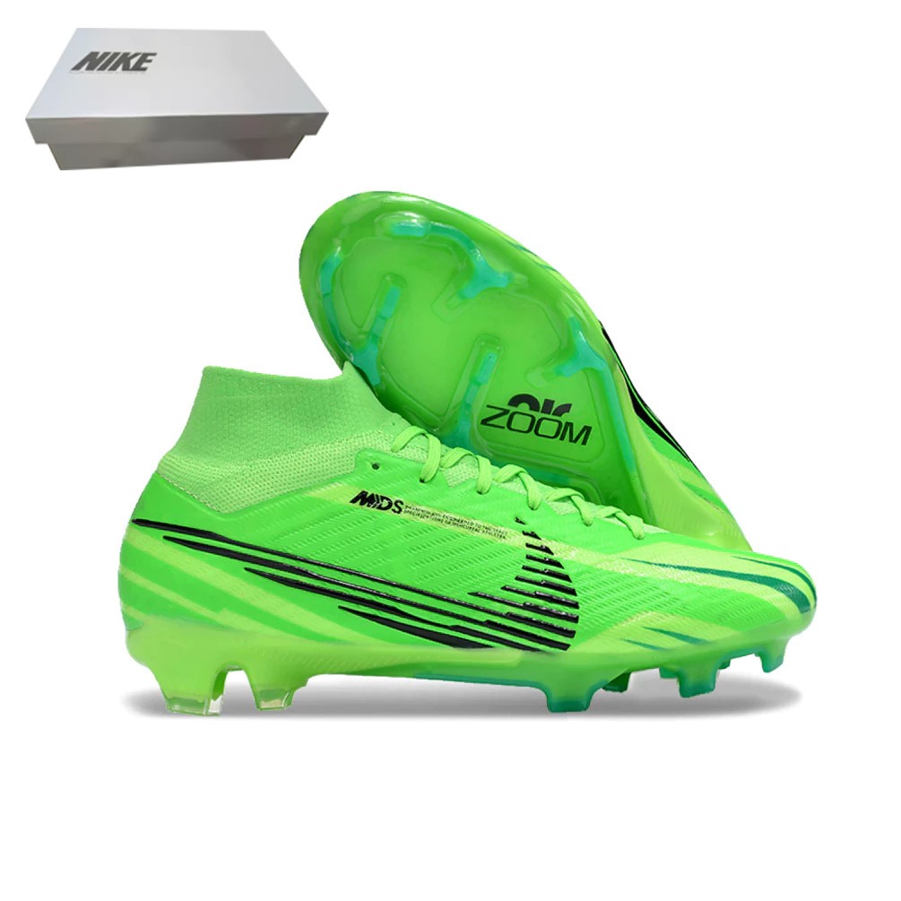 Air Zoom Mercurial Vapor 15 Mercurial Superfly  Elite FG 35-45 รองเท้าฟุตบอลถักกลางแจ้งสําหรับผู้ชาย