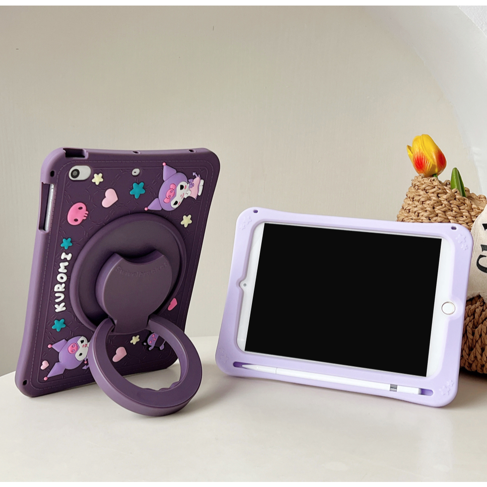 ปลอกเคสซิลิโคน Kuromi เข้ากันได้กับสําหรับ Huawei MediaPad T5 10.1 เคสแท็บเล็ต AGS2-W09 AGS2-W19 AGS