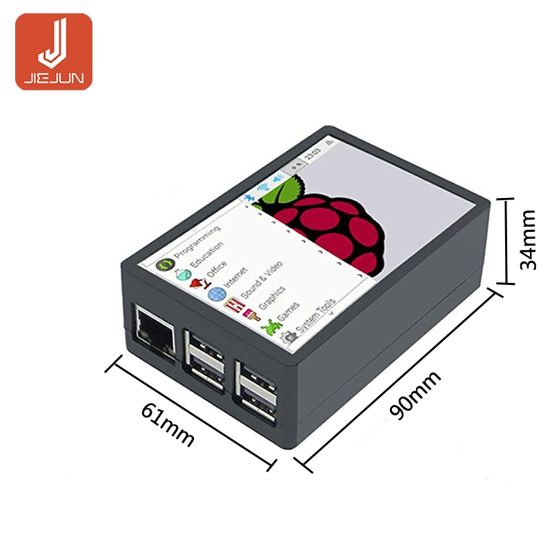 Raspberry PI 4 B 3.5 "จอ Raspberry PI 4 B จอแสดงผล 3B3B+ จอทัชสกรีน LCD
