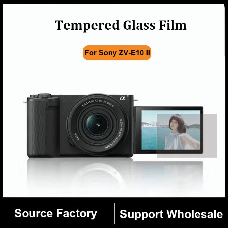 สําหรับ Sony ZV-E10II ZV-E10M2 กล้องฟิล์มกระจกนิรภัยความละเอียดสูงกล้องป้องกันหน้าจอฟิล์ม ZV-E10 II