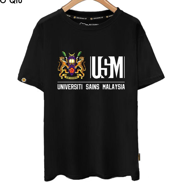 เสื้อยืด Universiti Sains Malaysia summer USM พิมพ์เสื้อยืด slevee สั้น